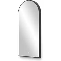 Maxaro Badkamerspiegel met LED verlichting Arvolo, 45x90 cm, zwart