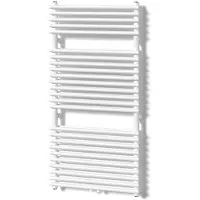Maxaro Proxima Handdoekradiator | 60x120 cm Wit glans 1135 Watt Staal Centrale verwarming