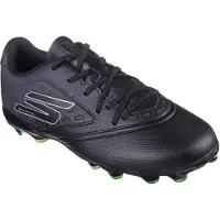 SKECHERS Razor 1.5 Jr Youth FG Razor Één Komma Vijf Jr Jeugd Fg Heren Zwarte/Zilveren Voetbalschoenen