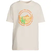 Orange stars T-shirt ecru Jongens Katoen Ronde hals Printopdruk - maat 98/104