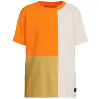 Orange stars T-shirt ecru Jongens Katoen Ronde hals Meerkleurig - maat 98/104