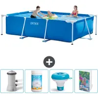 Intex Rechthoekig zwembad - 300x200x75 cm - 5-delig - SCB120