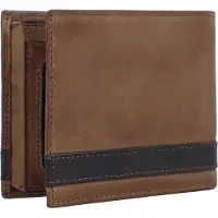 Fossil Kaarthoes Quinn Bifold Flip ID Brown Bruine
