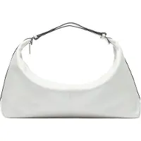 Liebeskind Leren Schoudertas Paris 4 Small Pebble Hobo Bag Arctic Crème
