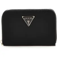 GUESS Eco Gemma SLG Medium Zip Around Dames Portemonnee - Zwart