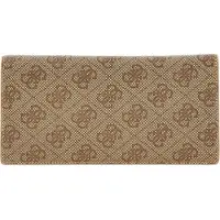 GUESS Kaarthouder Noreen Card Holder Latte Logo Lichtbruin