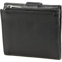 Mandarina Duck Leren Kaarthouder Downtown Credit Card Holder Black Zwart