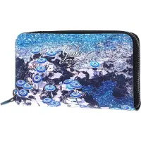 Gabs Leren Portemonnee GMONEY17 Zip Around Wallet Beach Club Blauw