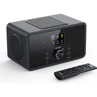 Majority Bard - Stereo 2.1 radio - DAB+ FM internetradio Bluetooth USB Spotify - Zwart