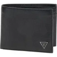GUESS Leren Portemonnee Mito Billfold Coin Wallet Black Zwart