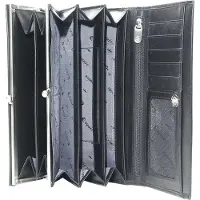 Esquire portemonnee New Silk Ladies Wallet Black zwart