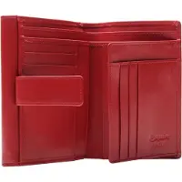 Esquire portemonnee Silk 02 Wallet Red donkerrood