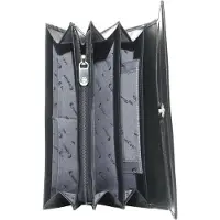 Esquire portemonnee New Silk Wallet Black zwart