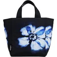 Desigual Handtas Schoudertas Atkins Valdivia Shopping Bag Black Zwart