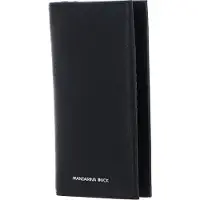 Mandarina Duck Leren Portemonnee Mellow Urban Wallet Nero Zwart