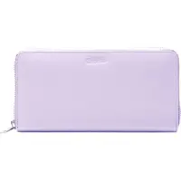 Esquire Leren Portemonnee Viktoria Zip Around Wallet Lilac Paars