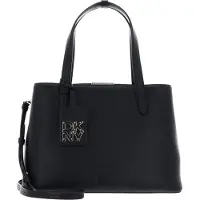 DKNY Leren Shopper Schoudertas Milan TBD Shopping Bag Blk / Gold Zwart