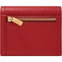 Fossil Portemonnee Logan Trifold Garnet Rood