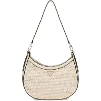 GUESS Schoudertas Murielle Hobo Bag Bone Beige