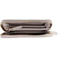 Valentino portemonnee Shine Re Zip Around Wallet Grigio Taupe