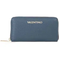 Valentino Portemonnee Stereo Re Zip Around Wallet Blu Donkerblauw