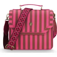 Pip studio Frances Cross Body Schoudertas Medium Stripe Pink