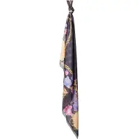 GUESS Sjaal Foulard 120x120 Black Multi Zwart