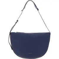 Coccinelle Leren Schoudertas Lea Shoulderbag Mirtillo Blauw