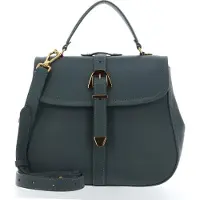 Coccinelle Leren Handtas Schoudertas Magalu Handbag Grained Leather Kale Green Groen