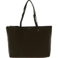 Coccinelle Leren Schoudertas Lea Large Shoulderbag Loden Kaki