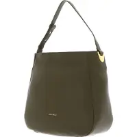 Coccinelle Leren Schoudertas Lea Large Shoulderbag Loden Olijfgroen