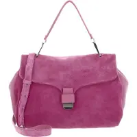 Coccinelle Leren schoudertas Neofirenze Sued Handbag Pulp Pink paars