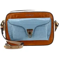 Coccinelle Leren Schoudertas Avondtas Beat Croco Crossover Bag Multi. Aquarel Veelkleurig