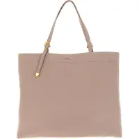 Coccinelle Leren Shopper Gleen Handbag Powder Pink Beige