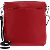 Bruno Banani Leren Schoudertas Crossbody Bag Red Rood