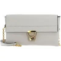 Coccinelle Leren Schoudertas Arlettis Handbag Gelso Lichtgrijs