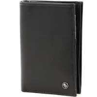 Mandarina Duck Leren Portemonnee Downtown Bifold Wallet Black Zwart