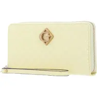 GUESS Portemonnee Nerina SLG Cheque Organizer Yellow Lichtgeel