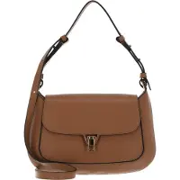 Coccinelle Leren Schoudertas Coccinellecristhy Handbag Nocciola Lichtbruin
