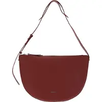 Coccinelle Leren Schoudertas Lea Elk Shoulderbag Cinnamon Bruine