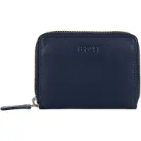 Bric's Leren Kaarthoes Portemonnee Bernina Card Holder Ocean Blue Donkerblauw