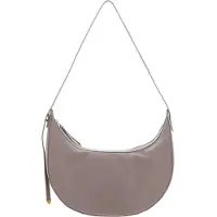 Coccinelle Leren Schoudertas Gleen Handbag Grained Leather Warm Taupe