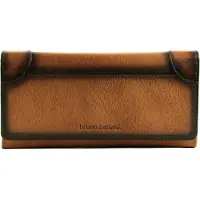 Bruno Banani Leren Portemonnee Wallet with Flap Cognac Bruine