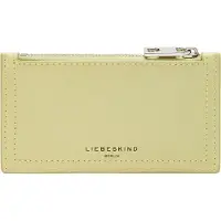 Liebeskind berlin Kaarthouder Chudy Paper Touch Crinkle Purse Light Mimosa Lichtgroen