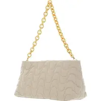 Coccinelle Leren Schoudertas Ophelie Matelasse Handbag Gelso Kaki