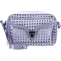 Coccinelle Leren Schoudertas Beat Eco Woven Handbag Lavend. / Lavend. Paars