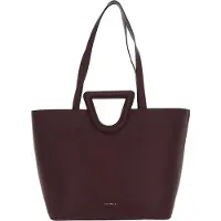 Coccinelle Leren Schoudertas Shopper Faboula Elephant Handbag Carruba Donkerbruin