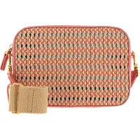 Coccinelle Schoudertas Mini Bag Woven Crossbody Mul. Geran / Geran Oranje Beige