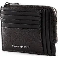 Mandarina Duck Leren Kaarthouder Mellow Urban Wallet Mole Donkerbruin