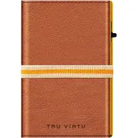 Tru Virtu Kaarthouder Click & Slide Strap Cross Wallet Caramba Brown Sahara / Gold Bruine Oranje